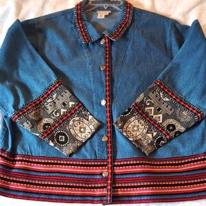 Cold water Creek Denim jacket